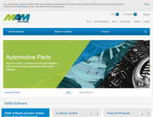 Tablet Screenshot of mamsoftware.com
